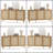Natural Rattan 3-Door Large Console Cabinet for Entryway, Living Room & Kitchen Storage-2117074497