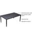 Table de salle à manger d'extérieur 40 po x 70 po-1408752027