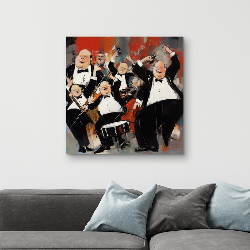 The group - 32"x32" art on canvas