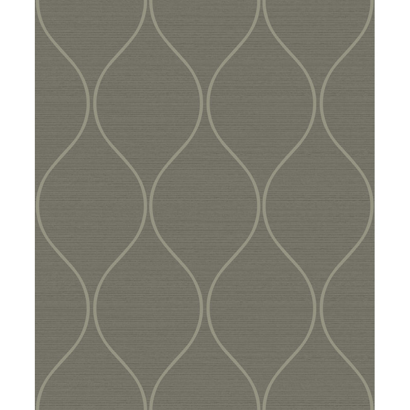 Matea 10.05m x 53cm Wallpaper Roll, Dark Grey
