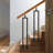 6Pcs Adjustable Stair Railing Posts For Deck, Balcony, Stair-117204105