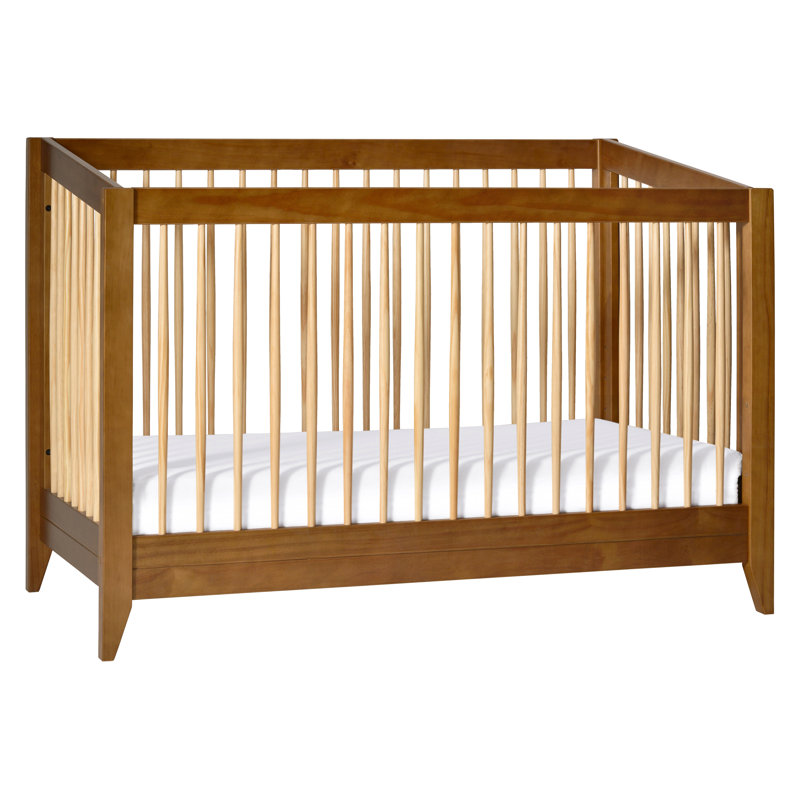 Sprout 4-in-1 Convertible Crib, Chestnut/Natural