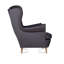 Aspen Velvet Wingback Chair-707847757