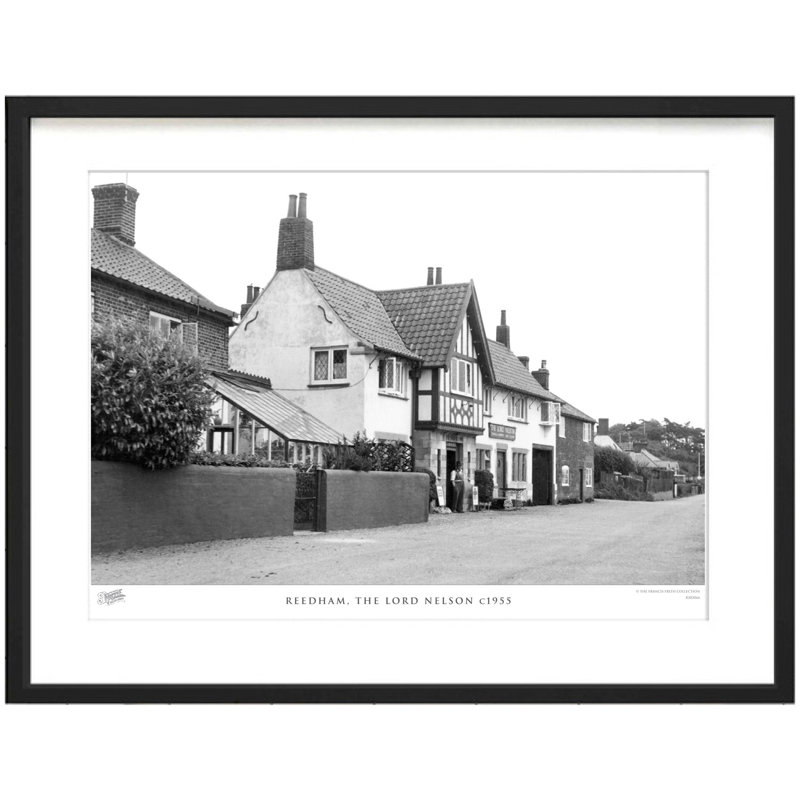 Reedham, The Lord Nelson C1955 by Francis Frith - Single Picture Frame Print, 28cm H x 36cm W x 2.3cm D