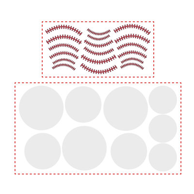 Sports Non-Wall Damaging Wall Decal