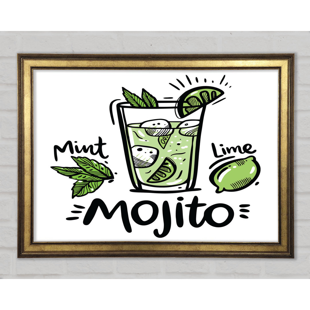 Drinks Mojito Summer - Einzelne Bilderrahmen Kunstdrucke