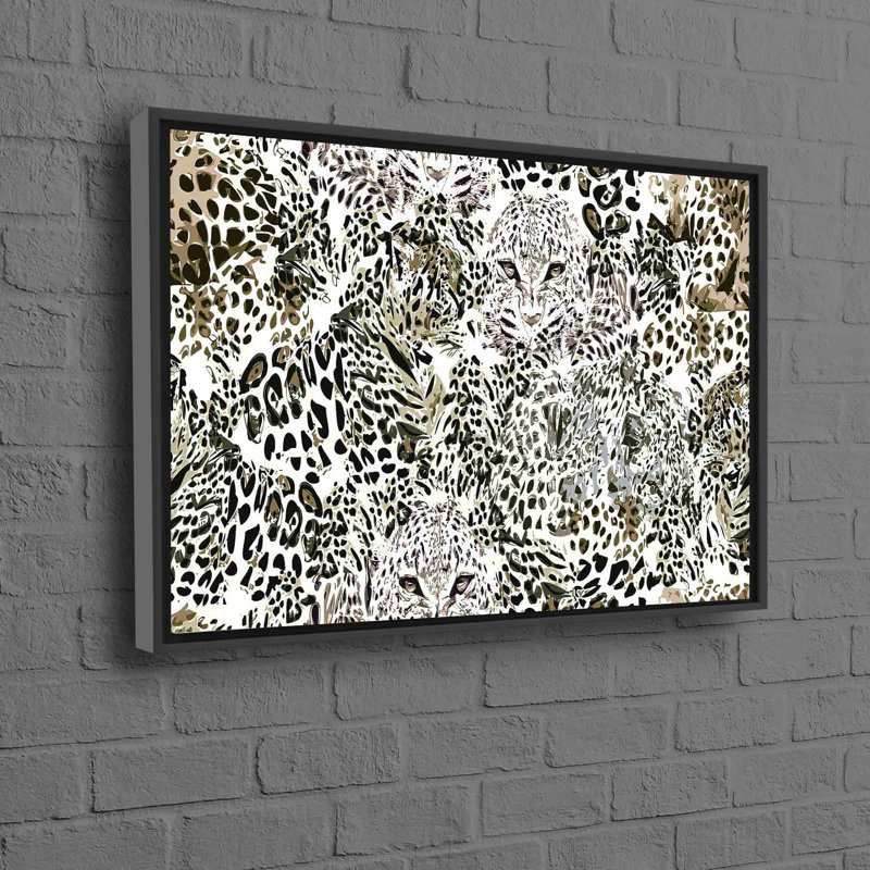 Print on Canvas, Framed Print without Mat, Black, 40 cm H x 60 cm W