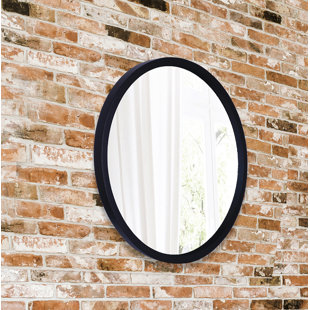 Wood Flat Wall Mirror