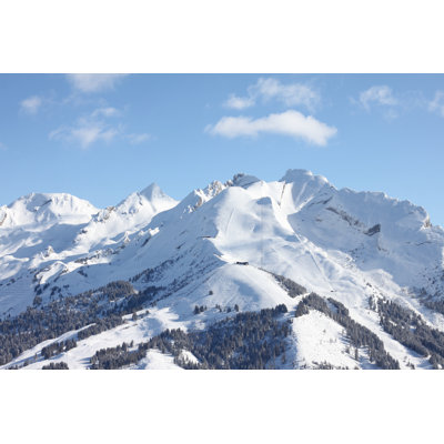 Ski Slopes In La Clusaz by Imv - Wrapped Canvas Print