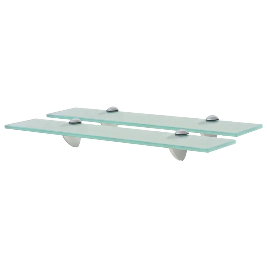 2 Piece Glass Floating Shelf