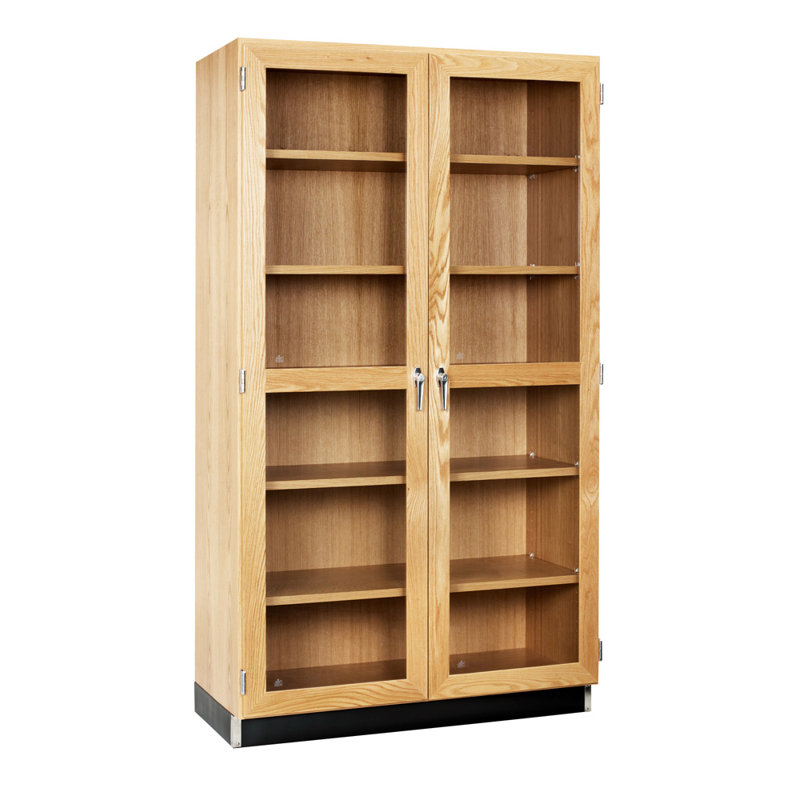 Access Quick-Ship Tall General Storage Cabinet with Glass Doors, 78" H x 36" W x 22" D