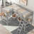 Wood Twin Size L-Shaped Loft Bed with Ladder and 2 Built-in L-Shaped Desks-1497687141
