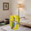 Tabouret en céramique fleur et oiseau-1366824997