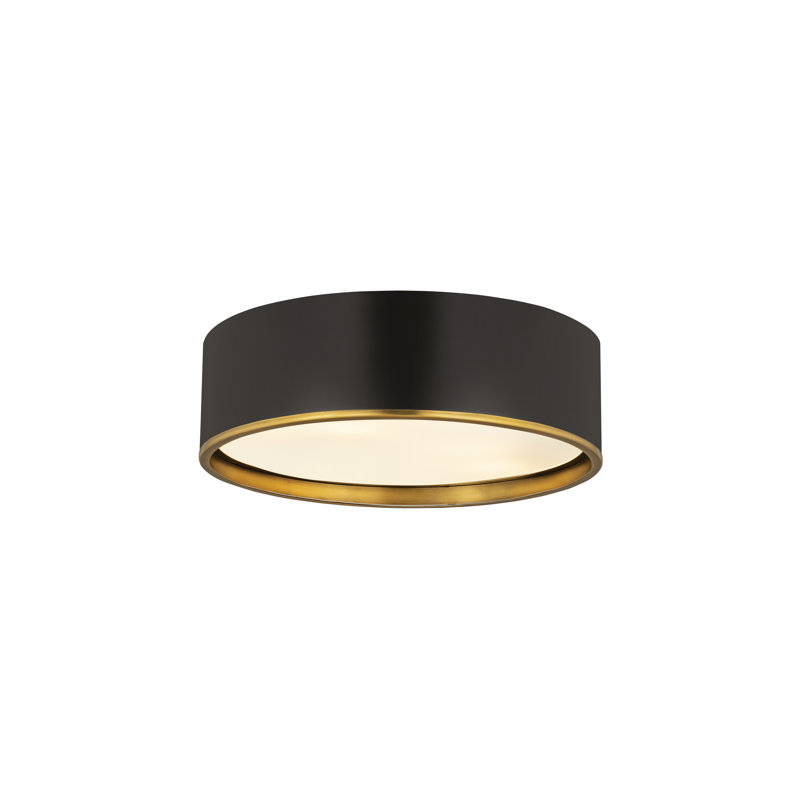 Plafonnier encastré à intensité variable 4 lumières Branston, Noir