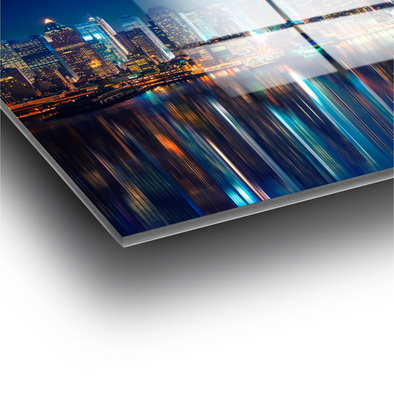 Stunning Tempered Glass Wall Art Painting, 27.6 x 39.4 inches | 100% Tempered Glass, Thickness: 0.16 inches | Elegant Home Decor for Living Room or Office, Durable & Easy to Clean, Perfect Gift Idea