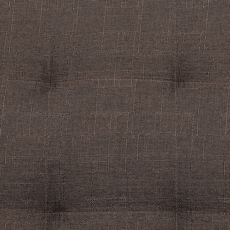Dublin 3 Seater Velvet Sofa, Brown, Silver