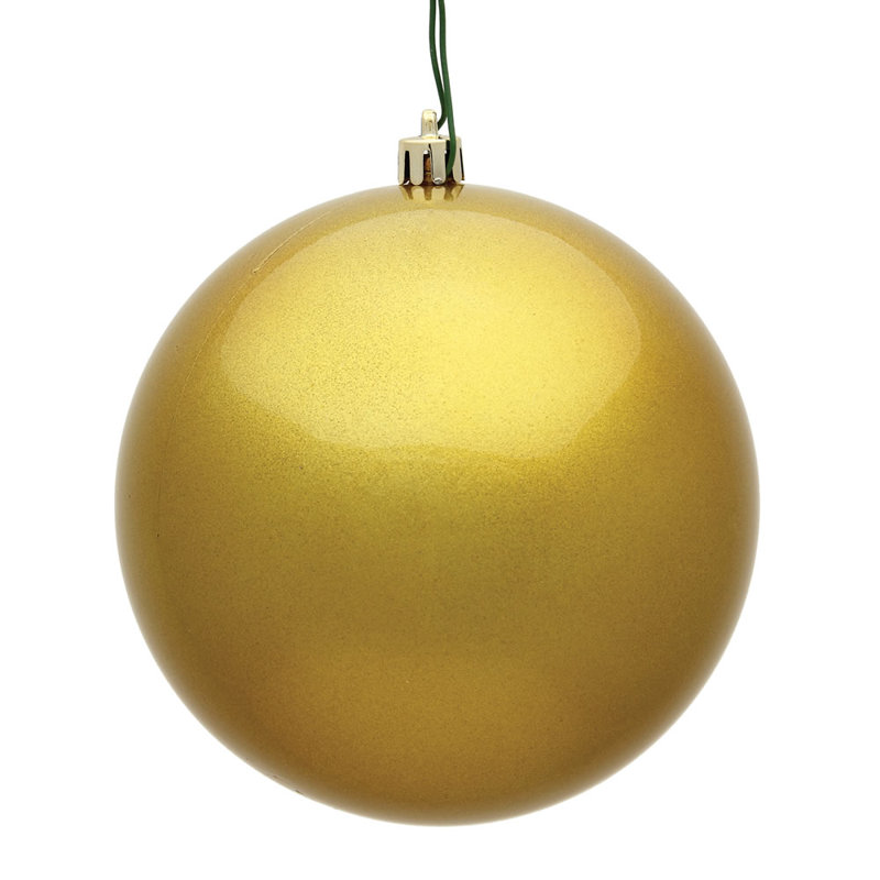 Décoration de boule décorative des Fêtes, Or, 6"