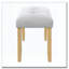 Banc rembourré moderne capitonné