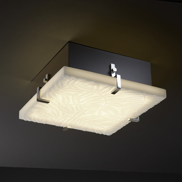 Granham Faux Porcelain Resin Flush Mount