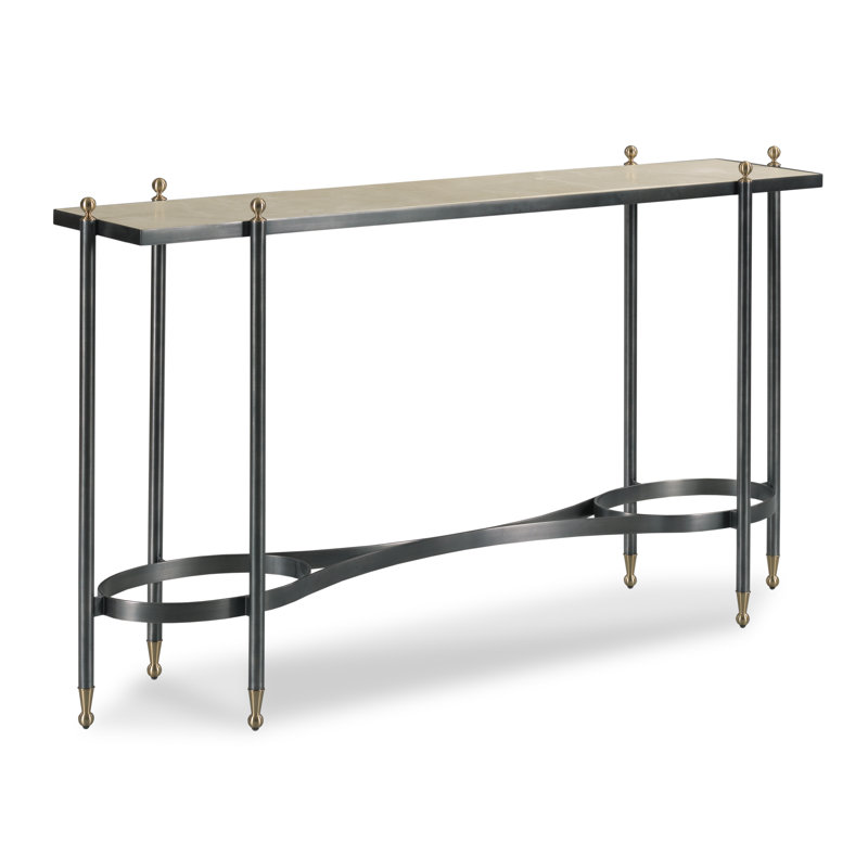 Lyle 58'' W Stone Console Table, Spanish Marble