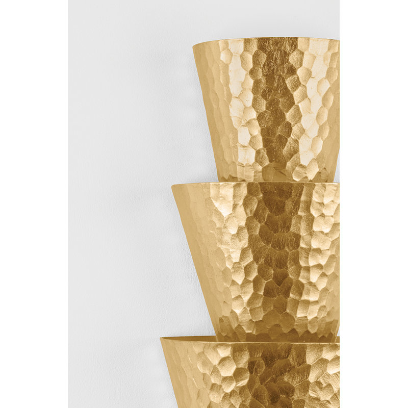 Bucharest 8.25" Wall Sconce, Gold