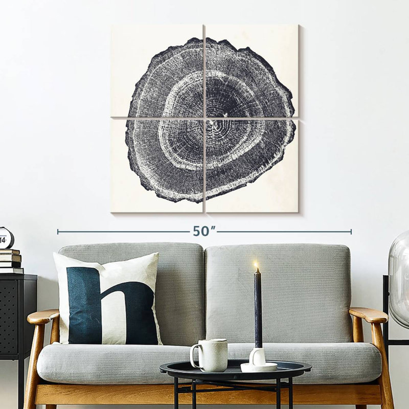 Harnek Tree Ring I, 32'' H x 32'' W