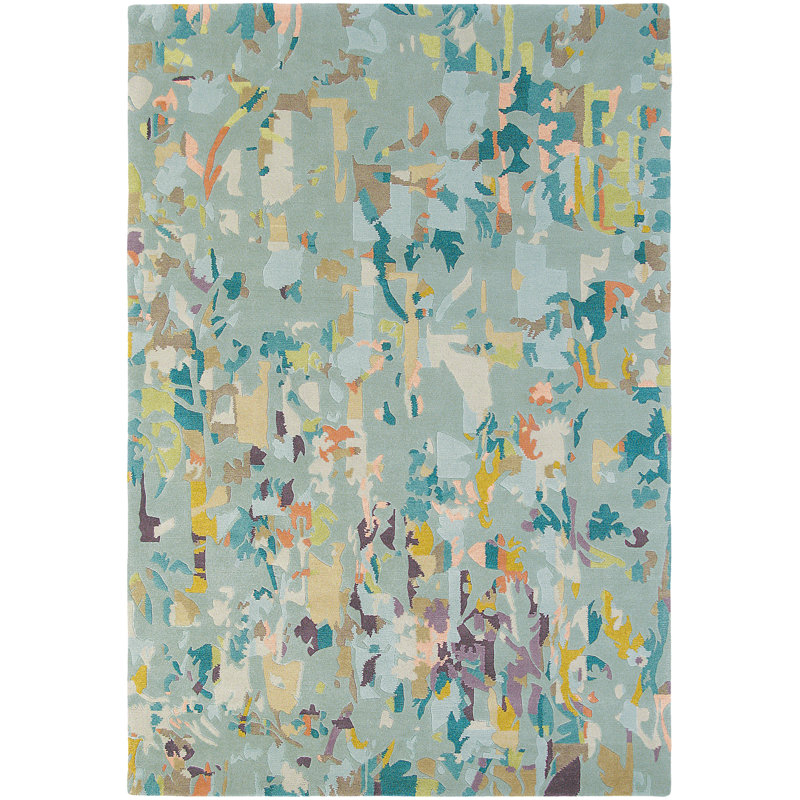 Letha Wool Oriental Indoor Rug, Rectangle 4'7" x 6'7"