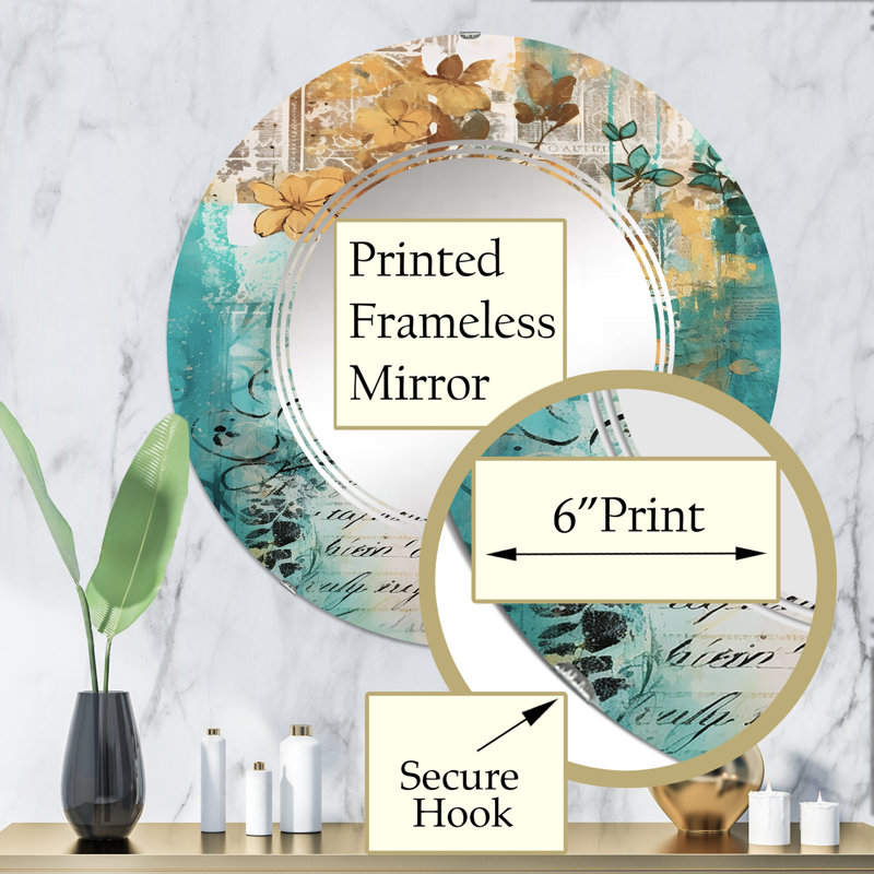 Miroir mural Zavijah, 32 po x 32 po