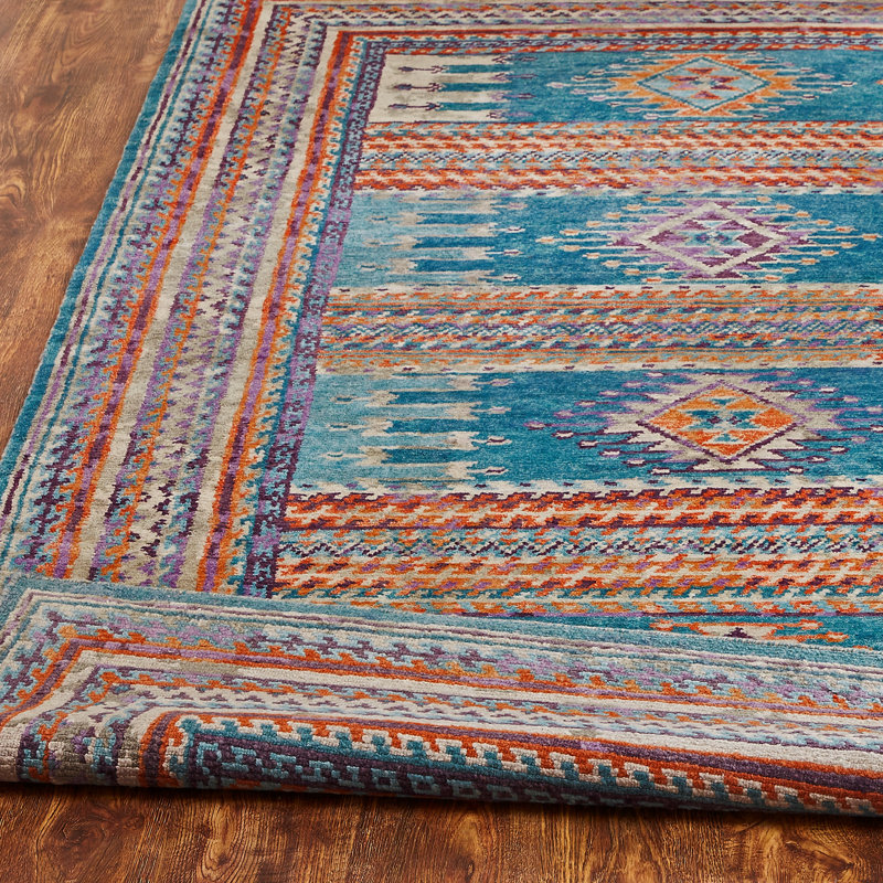 Mesa Mirage Hand Knotted Area Rug, Rectangle 10' x 14'