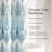 Ikat Drops Shower Curtain Teal Single 72x72