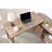 L-Shaped Workstation With Storage Credenza-1213623516
