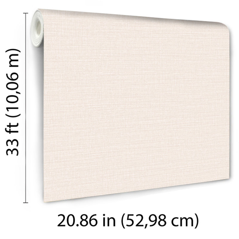 Horizontal Stria Texture Beige Wallpaper, Beige