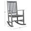 Chaise berçante d'extérieur en bois massif-38811276