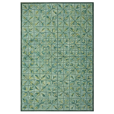 Hand Hooked Wool Geometric Area Rug