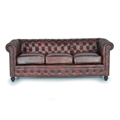5-Sitzer Sofa Kunkle aus Echtleder