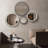 Wooden Round Hanging Gear Shape Heavy Decorative Mirror for Bathroom and Living Room-1308337032-1308337028