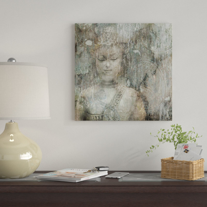 Giclée sur toile tendue Buddha Gallery, H 12 po x l 12 po x P 0,75 po, Toile tendue