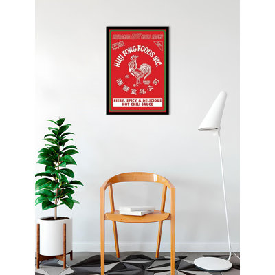 " Sriracha HOT Chili Sauce Label "