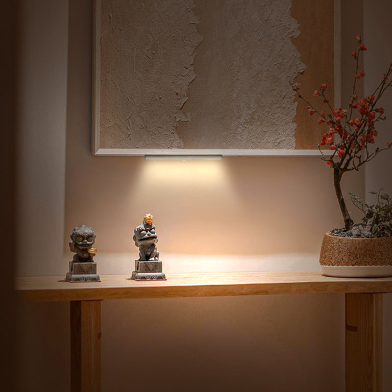 LEPOTEC 7.48Inch 10 LED Warm Wireless Rechargeable Motion Sensor Cabinet Light