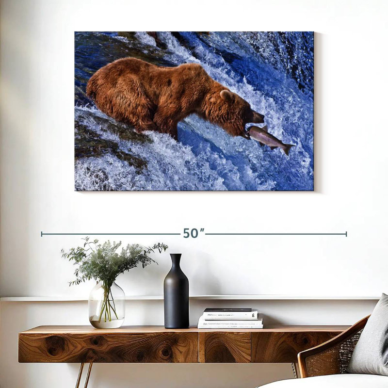 Brampt Bear Hunting, 26" H x 39" W