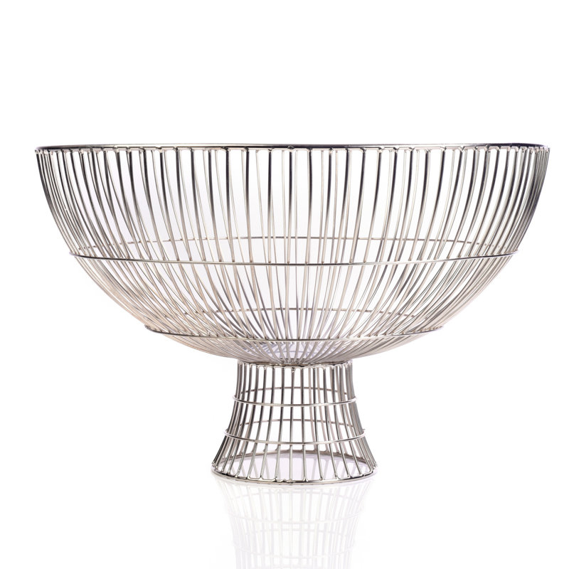Brayden Studio® Georges Stainless Steel Serving Bowl, Silver