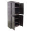 Armoire de rangement en bois Kesterson, 72 pouces avec 5 tablettes-16395302