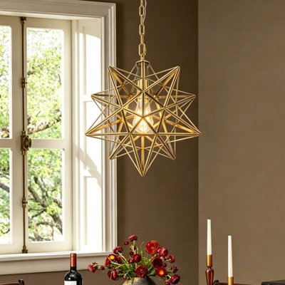 Luminaire suspendu pour îlot de cuisine 1 lumière Moravian