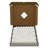 1x2 IMPERIAL WHITE HERRINGBONE HONED