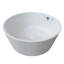 Baignoire ronde autoportante en acrylique - blanc brillant - 57 po de diamètre