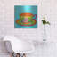 Art mural en métal «Yellow Tea» par Hello Angel Lark Manor ™