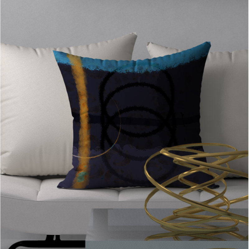 Housse et insert de coussin carré Supersonic Flatting, 24" X 24"