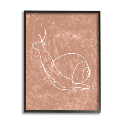 Ba-280, dessin d'escargot encadré