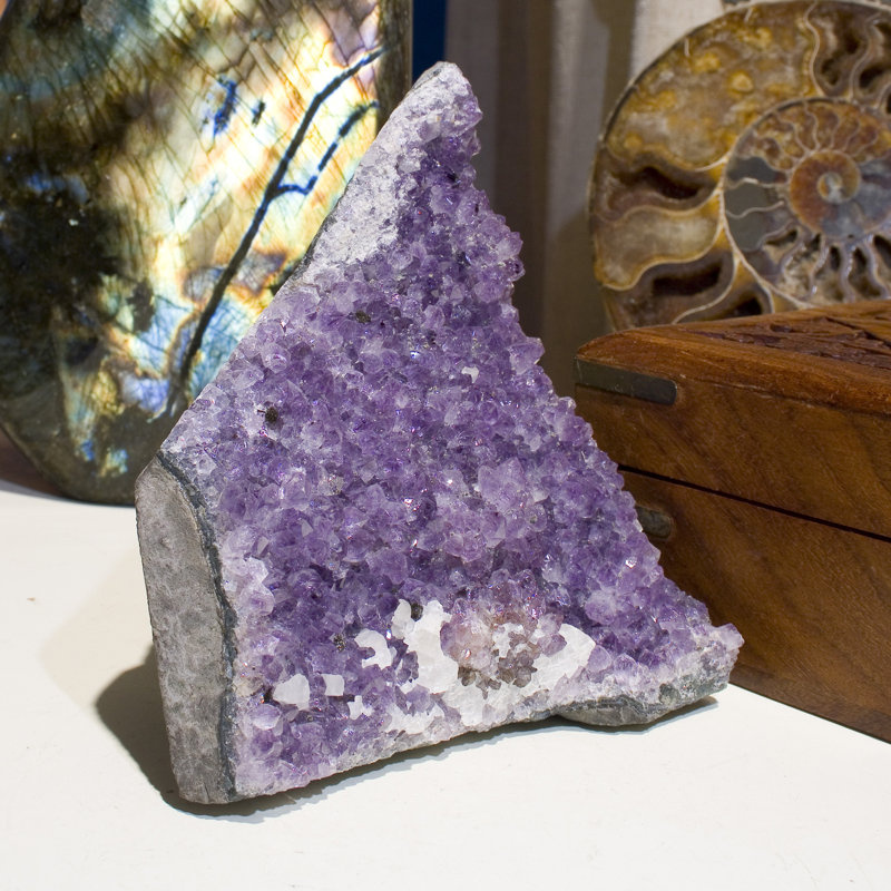 Amethyst on Basalt - 