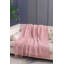 Jeté 50x60 "en coton rose avec pampilles-132945416